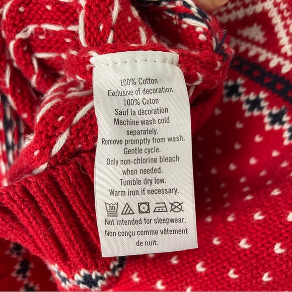 Janie and Jack Fair Isle Crew Neck Sweater - Picture 6 of 6